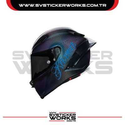 Karma Sticker Kask Sticker Kasklar Uyumlu Tek Yön 1 Adet