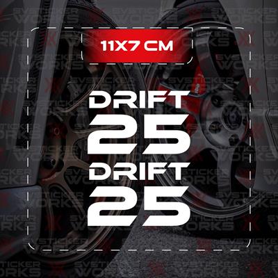 Mondial Drift L 25 Yan Grenaj Sticker Modeli Tarz Sticker DRIFT 25