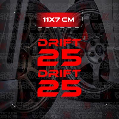 Mondial Drift L 25 Yan Grenaj Sticker Modeli Tarz Sticker DRIFT 25