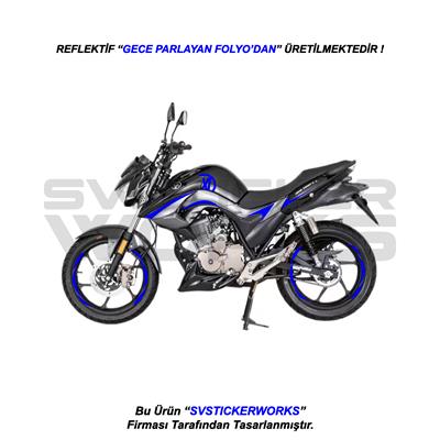 Mondial Drift L Gece Parlayan Sticker Set Paketi Jant Hediyeli !