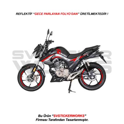 Mondial Drift L Gece Parlayan Sticker Set Paketi Jant Hediyeli !