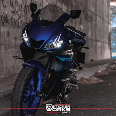 Motor Kaş Sticker Motor Sticker Tüm Motorlara Uyumlu Sağ Sol Göz Sticker