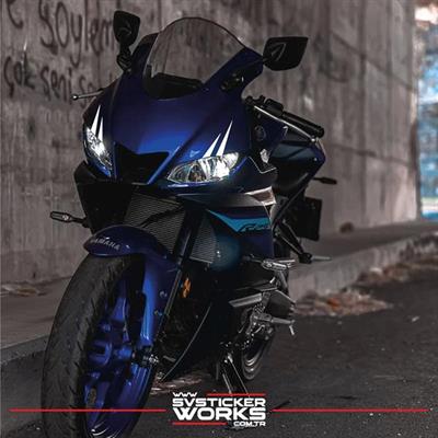 Motor Kaş Sticker Motor Sticker Tüm Motorlara Uyumlu Sağ Sol Göz Sticker