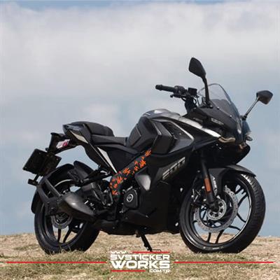 Motosiklet Orta Şase Haha Sticker Deseni Dekor Sticker