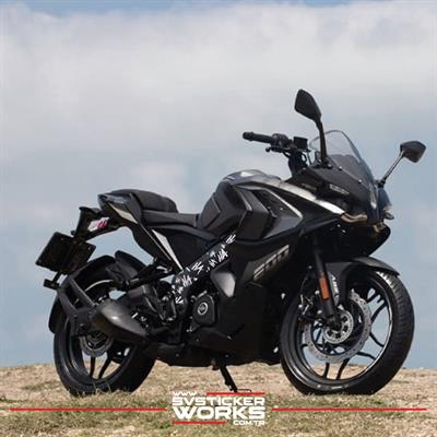 Motosiklet Orta Şase Haha Sticker Deseni Dekor Sticker