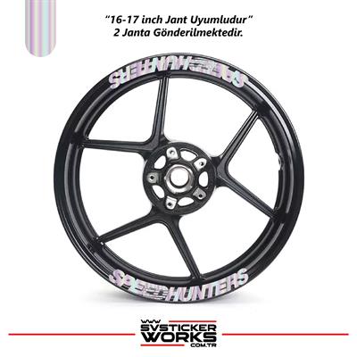 Motosiklet SPEEDHUNTERS Jant Sticker 8Lİ Dekor Sticker Motor Sticker 