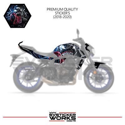 MT-07 Sticker Kaplama Venom Motor Kaplama Modeli Hazır Kit 2018 / 2020 Uyumlu