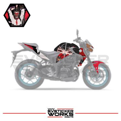 MT-25 Kaplama Sticker Katana Girl Motor Kaplama Modeli Hazır Kit 2019-2024 Uyumlu