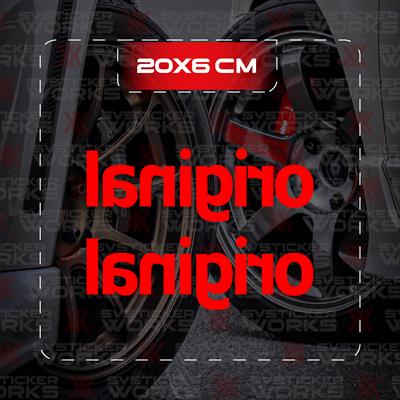 Original Yazılı JDM Sticker Araba Laptop Motosiklet Sticker Yapışkanlı Folyo