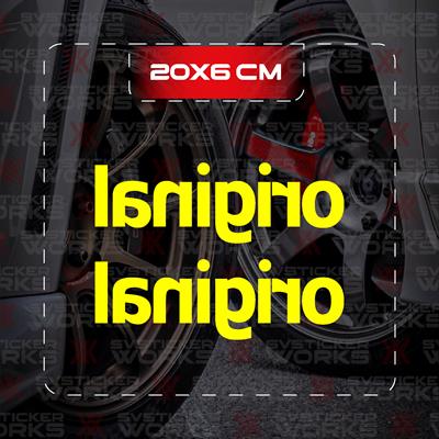 Original Yazılı JDM Sticker Araba Laptop Motosiklet Sticker Yapışkanlı Folyo