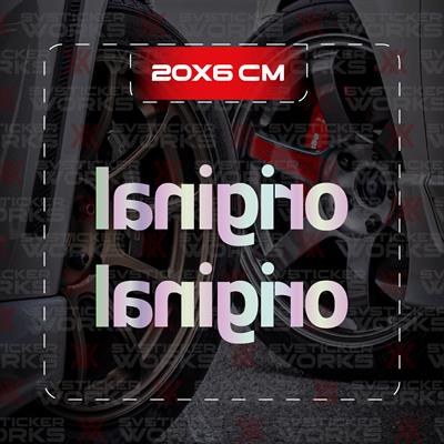 Original Yazılı JDM Sticker Araba Laptop Motosiklet Sticker Yapışkanlı Folyo