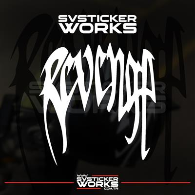 Revenge Kask Sticker Tüm Kasklar Uyumlu Tek Yön 1 Adet