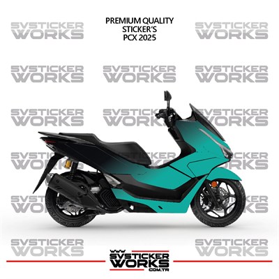  HONDA PCX 2025 Kaplama Sticker Çift Renk Motor Kaplama Modeli Hazır Kit Yüksek Kalite