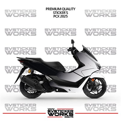  HONDA PCX 2025 Kaplama Sticker Çift Renk Motor Kaplama Modeli Hazır Kit Yüksek Kalite