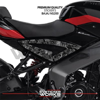 Bajaj NS200 Forged Kaplama Etiket Sticker Modeli Orta Plastik