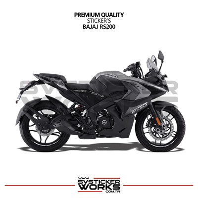 Bajaj RS200 Forged Kaplama Etiket Sticker Modeli Orta Plastik