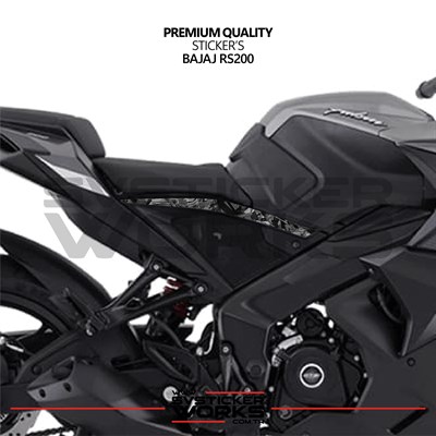 Bajaj RS200 Forged Kaplama Etiket Sticker Modeli Orta Plastik