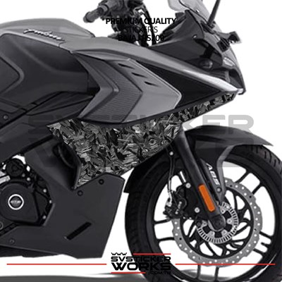 Bajaj RS200 Forged Kaplama Etiket Sticker Modeli Yan Grenaj