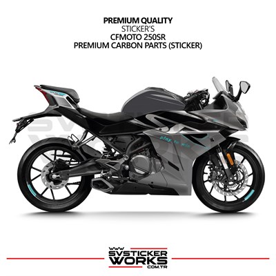 CFMOTO 250SR Sticker Karbon Folyo Kaplama Depo Bölümü