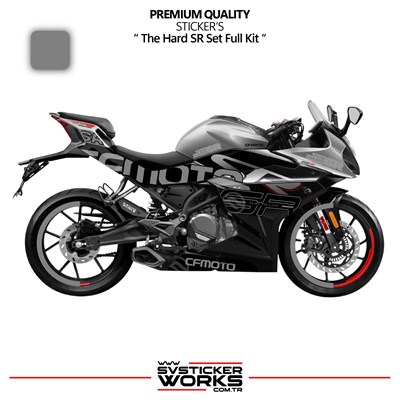 CFMOTO 250SR The Hard SR Sticker Set Etiket Modeli Yüksek Kalite Set Jant Kaplama Hediyeli