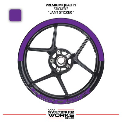 Cfmoto 450Sr Jant Şeridi – Yarım Jant Kaplama & 450Sr Yazı Sticker Seti