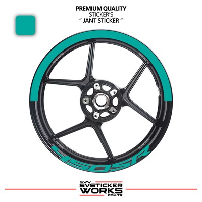 Cfmoto 450Sr Jant Şeridi – Yarım Jant Kaplama & 450Sr Yazı Sticker Seti