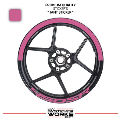 Cfmoto 450Sr Jant Şeridi – Yarım Jant Kaplama & 450Sr Yazı Sticker Seti