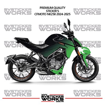 CFMOTO NK250 GEN 2 Kaplama Sticker Çift Renk Motor Kaplama Modeli Hazır Kit Yüksek Kalite