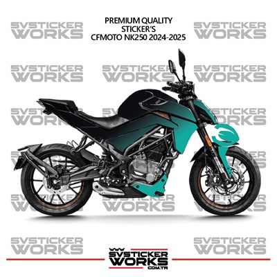 CFMOTO NK250 GEN 2 Kaplama Sticker Çift Renk Motor Kaplama Modeli Hazır Kit Yüksek Kalite