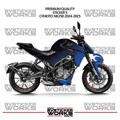 CFMOTO NK250 GEN 2 Kaplama Sticker Çift Renk Motor Kaplama Modeli Hazır Kit Yüksek Kalite