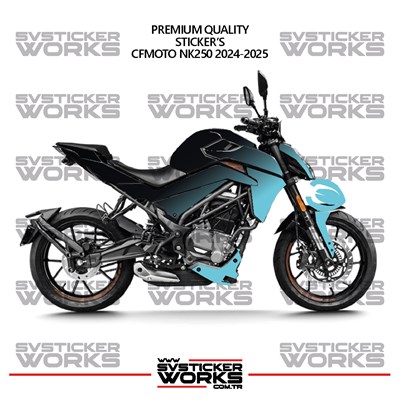 CFMOTO NK250 GEN 2 Kaplama Sticker Çift Renk Motor Kaplama Modeli Hazır Kit Yüksek Kalite