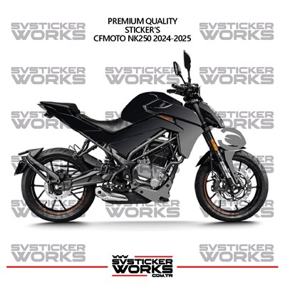 CFMOTO NK250 GEN 2 Kaplama Sticker Çift Renk Motor Kaplama Modeli Hazır Kit Yüksek Kalite