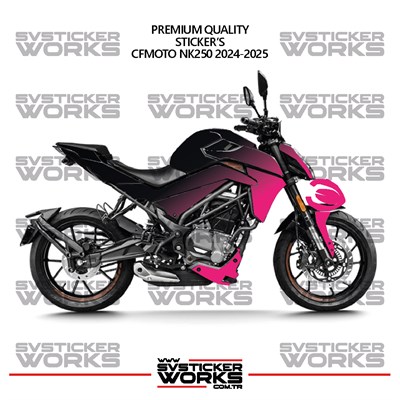CFMOTO NK250 GEN 2 Kaplama Sticker Çift Renk Motor Kaplama Modeli Hazır Kit Yüksek Kalite