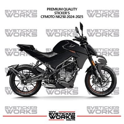 CFMOTO NK250 GEN 2 Kaplama Sticker Çift Renk Motor Kaplama Modeli Hazır Kit Yüksek Kalite