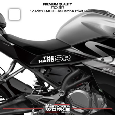 CFMOTO The Hard SR Sticker Yüksek Kalite Folyo 2 Adet Sticker Etiket