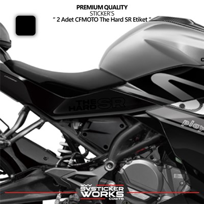 CFMOTO The Hard SR Sticker Yüksek Kalite Folyo 2 Adet Sticker Etiket