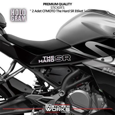 CFMOTO The Hard SR Sticker Yüksek Kalite Folyo 2 Adet Sticker Etiket