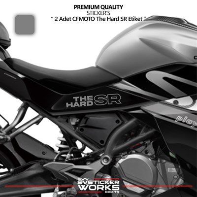 CFMOTO The Hard SR Sticker Yüksek Kalite Folyo 2 Adet Sticker Etiket