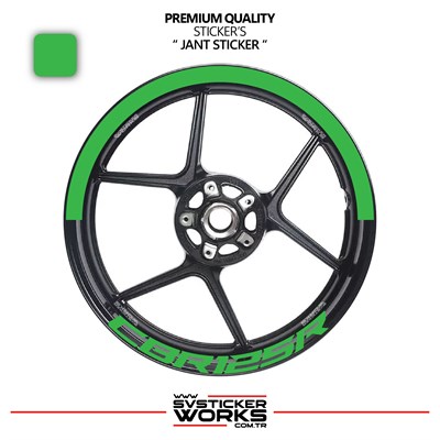 Honda Cbr 125 R Jant Şeridi – Yarım Jant Kaplama & Cbr 125 R Yazı Sticker Seti