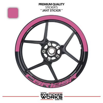 Honda Cbr 125 R Jant Şeridi – Yarım Jant Kaplama & Cbr 125 R Yazı Sticker Seti