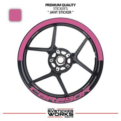Honda Cbr 250 R Jant Şeridi – Yarım Jant Kaplama & Cbr 250 R Yazı Sticker Seti