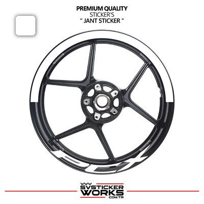 Honda PCX Jant Şeridi – Yarım Jant Kaplama & PCX Yazı Sticker Seti