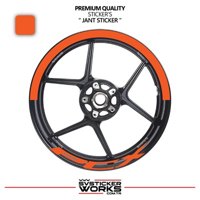 Honda PCX Jant Şeridi – Yarım Jant Kaplama & PCX Yazı Sticker Seti