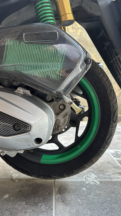 HONDA PCX TÜM YILLAR UYUMLU YARIM JANT KAPLAMA STİCKER ETİKET MODELİ YEŞİL RENK