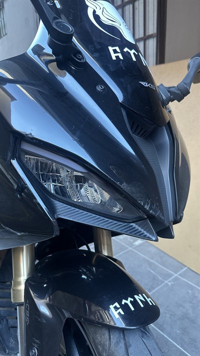 RKS SRK 125R - 250RS ÖN KAFA ALTI KARBON STICKER