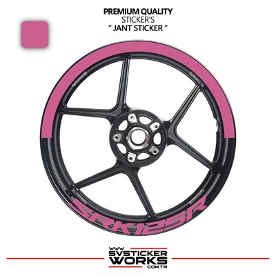 RKS SRK125 R Jant Şeridi – Yarım Jant Kaplama & SRK125 R Yazı Sticker Seti