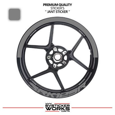 RKS SRK125 R Jant Şeridi – Yarım Jant Kaplama & SRK125 R Yazı Sticker Seti
