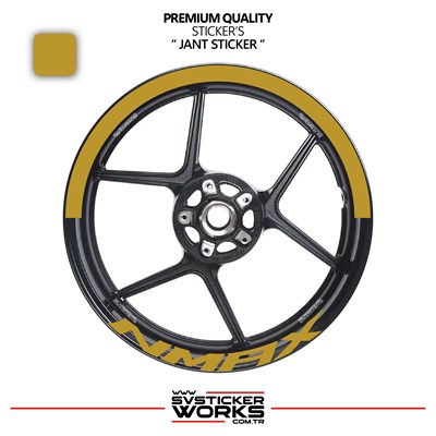 Yamaha Nmax Jant Şeridi – Yarım Jant Kaplama & Nmax Yazı Sticker Seti