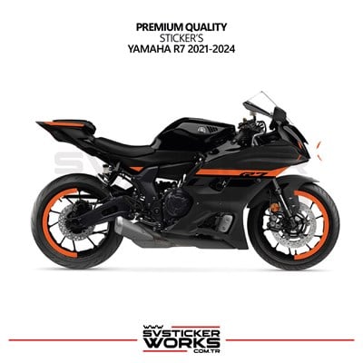 SVSTICKERWORKSYamaha R7 Turuncu Sticker Set 2021 - 2023Yamaha R7 Turuncu Sticker Set 2021 - 2023