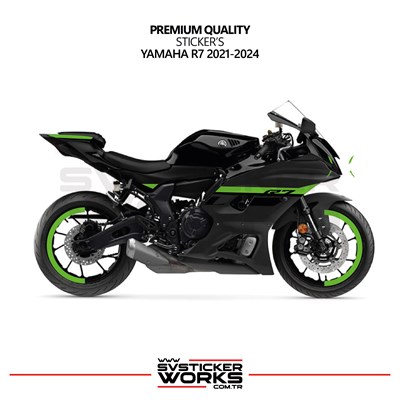 SVSTICKERWORKSYamaha R7 Yeşil Sticker Set 2021 - 2023Yamaha R7 Yeşil Sticker Set 2021 - 2023